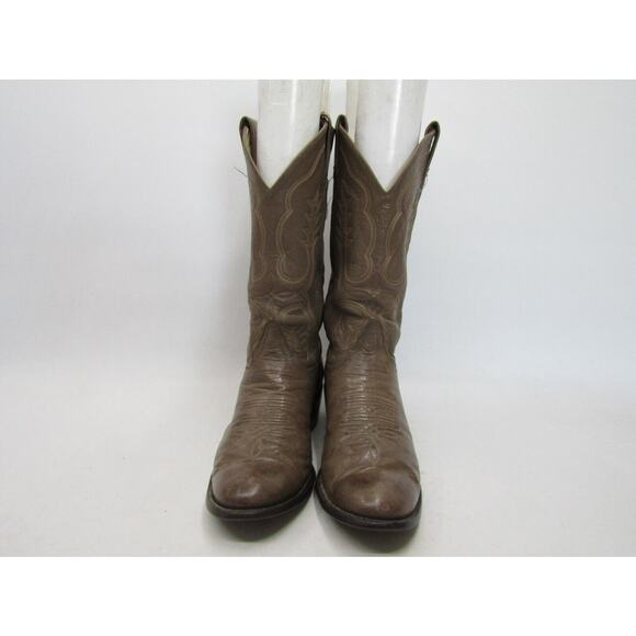 TONY LAMA Mens Size 8.5 D Brown Leather Cowboy Western Boots main image 11